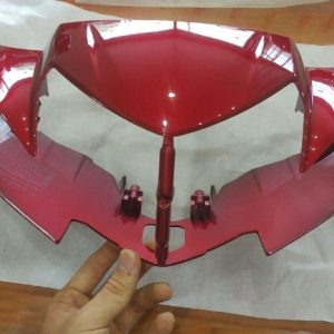 Ốp đầu trước (nắp trước tay lái) Sirius thắng đùm đỏ đô